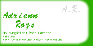 adrienn rozs business card